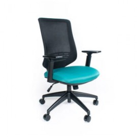 Silla Ejecutiva Leah Mesh Negro