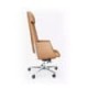 Silla Ejecutiva RP-4600 c/cabecera Asiento en Piel y Respaldo en Mesh Negro, Estructura Cromada
