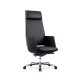 Silla Ejecutiva RP-8000 en Simil Piel Café, Estructura Cromada