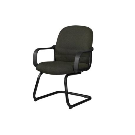 Silla Visita con Brazos Tamayo 4003 Tela Mini Negro