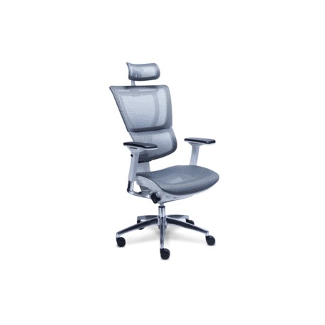 Silla Ejecutiva Staff Asiento y Respaldo en Mesh Gris