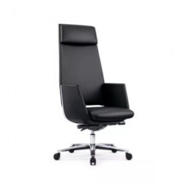 Silla Ejecutiva Zenit Piel Color Negro