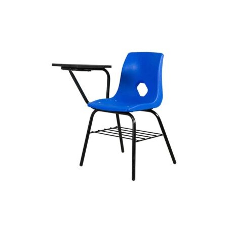 Silla Escolar Concha de Paleta para Adulto Azul