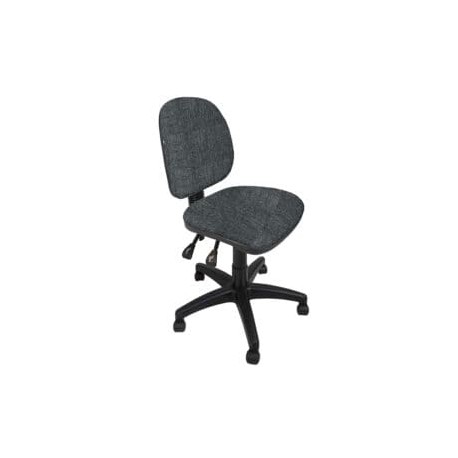 Silla Operativa 1002 Regia sin Brazos,con respaldo ajustable, en Tela Addison Gris