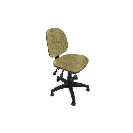 Silla Operativa 1002 Regia sin Brazos,con respaldo ajustable, en Tela Addison Mango