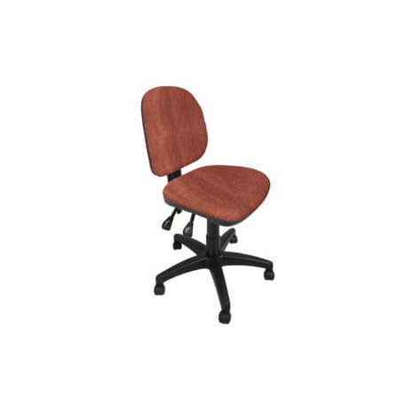 Silla Operativa 1002 Regia sin Brazos,con respaldo ajustable, en Tela Addison Orange