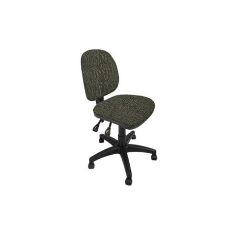 Silla Operativa 1002 Regia sin Brazos,con respaldo ajustable, en Tela Stanley Verde