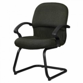 Silla de Visita Etna Tela Mini Negro