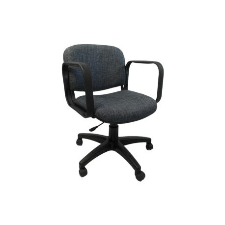 Silla Operativa Allegro con Brazos en Tela Addison Color Plumbago