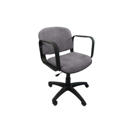 Silla Operativa Allegro con Brazos en Tela Adison Color Grey