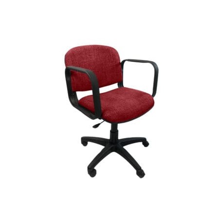 Silla Operativa Allegro con Brazos en Tela Adison Color Rojo