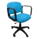 Silla Operativa Allegro con Brazos en Tela Adison Color Turqueza
