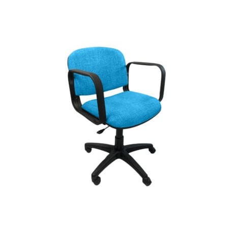 Silla Operativa Allegro con Brazos en Tela Adison Color Turqueza