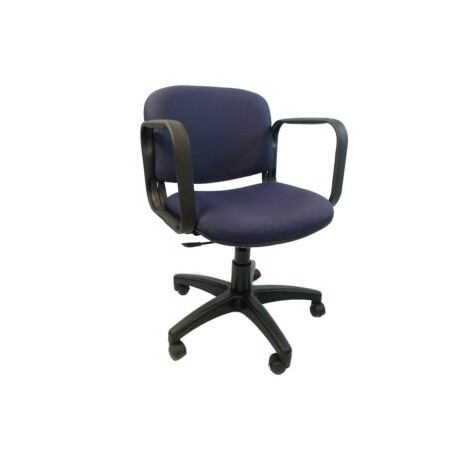Silla Operativa Allegro con Brazos en Tela Mini Color Azul Marino