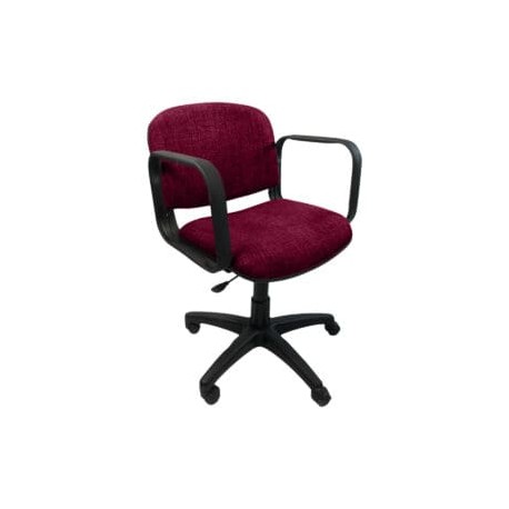 Silla Operativa Allegro con Brazos en Tela Mini Color Cereza