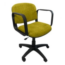 Silla Operativa Allegro con Brazos en Tela Mini Color Pera