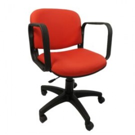 Silla Operativa Allegro con Brazos en Tela Mini Color Rojo