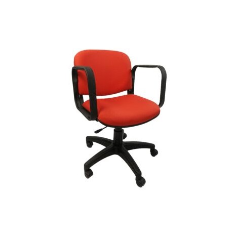 Silla Operativa Allegro con Brazos en Tela Mini Color Rojo