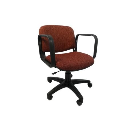 Silla Operativa Allegro con Brazos en Tela Stanley Color Ciruela