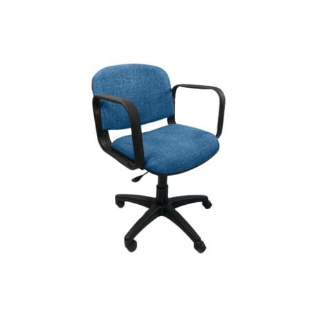 Silla Operativa Allegro con Brazos en Tela Stella Color Azul