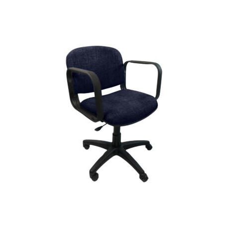 Silla Operativa Allegro con Brazos en Tela Stella Color Marino