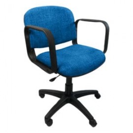 Silla Operativa Allegro con Brazos en Tela Stella Color Pizarra