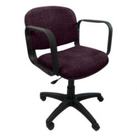 Silla Operativa Allegro con Brazos en Tela Stella Color Violeta