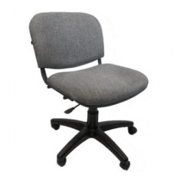 Silla Operativa Allegro sin Brazos en Tela Addison Color Gris