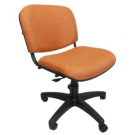 Silla Operativa Allegro sin Brazos en Tela Addison Color Naranja