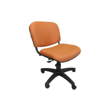 Silla Operativa Allegro sin Brazos en Tela Addison Color Naranja