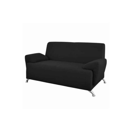 Sofa? Imanet de 2 plazas, en Tela Escorial Color Negro