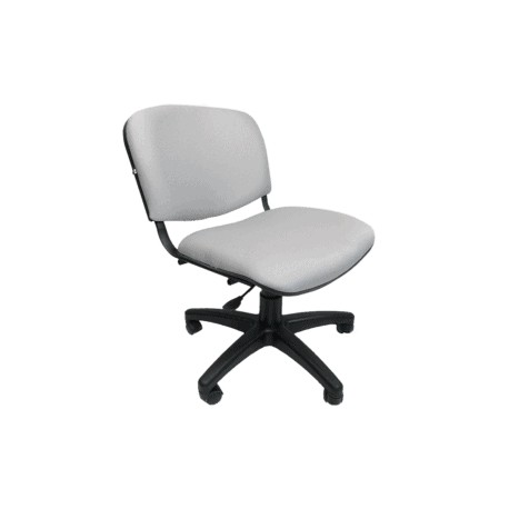Silla Operativa Allegro sin Brazos en Tela Mini Color Acero