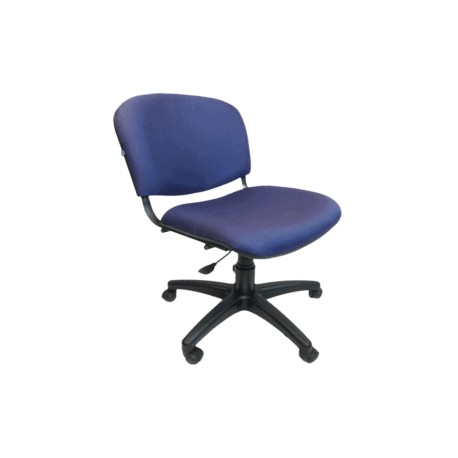 Silla Operativa Allegro sin Brazos en Tela Mini Color Azul Marino