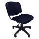 Silla Operativa Allegro sin Brazos en Tela Mini Color Azul Marino