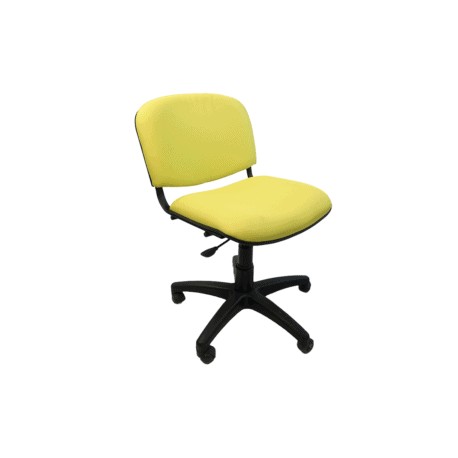 Silla Operativa Allegro sin Brazos en Tela Mini Color Verde Manzana