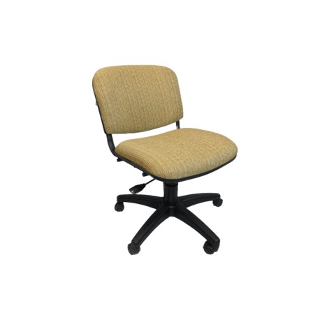 Silla Operativa Allegro sin Brazos en Tela Stanley Color Oro
