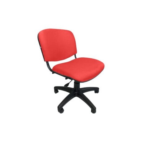 Silla Operativa Allegro sin Brazos en Tela Stella Color Coral