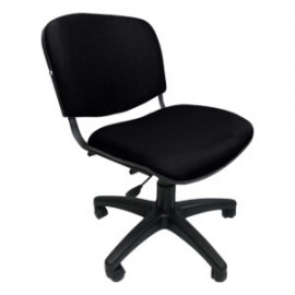 Silla Operativa Allegro sin Brazos en Tela Stella Color negro