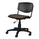 Silla Operativa Allegro sin Brazos en Tela Stella Color Pizarra