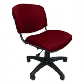 Silla Operativa Allegro sin Brazos en Tela Stella Color Vino
