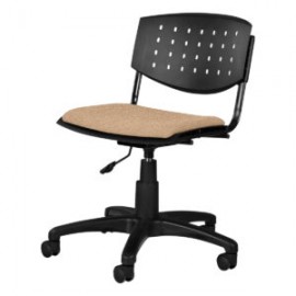 Silla Operativa Brecia Tela Adison Color Camello