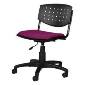 Silla Operativa Brecia Tela Adison Color Fiusha