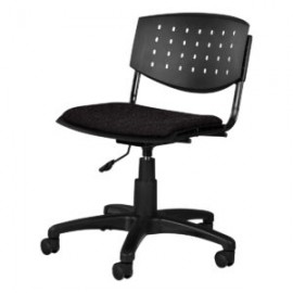 Silla Operativa Brecia Tela Adison Color Plomo