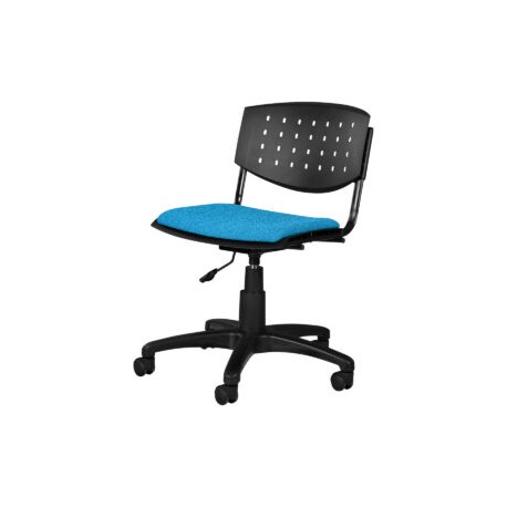 Silla Operativa Brecia Tela Adison Color Turqueza