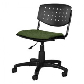 Silla Operativa Brecia Tela Adison Color Verde Hoja