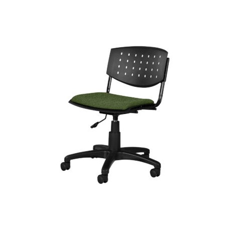 Silla Operativa Brecia Tela Adison Color Verde Hoja