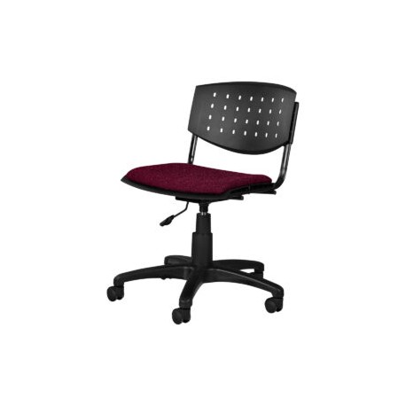 Silla Operativa Brecia Tela Mini Color Cereza