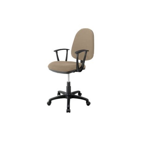 Silla operativa con brazos clasica 1512 Tela Adison Color Mist