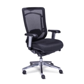 Silla Semi Ejecutiva Dynamic Mesh y Tela Negro