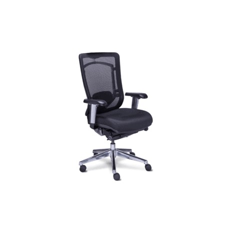 Silla Semi Ejecutiva Dynamic Mesh y Tela Negro